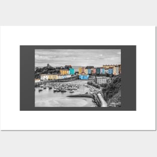 Tenby Town Houses Posters and Art